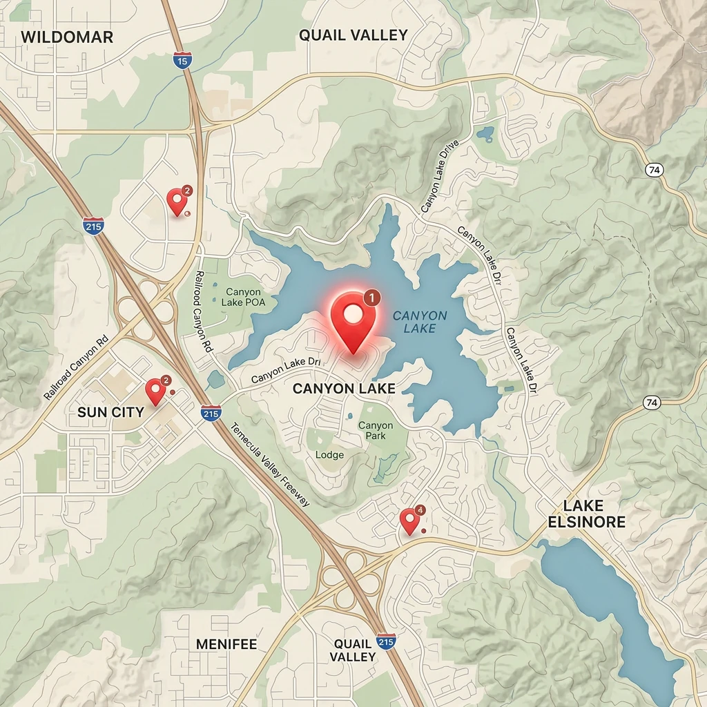 Local map listing